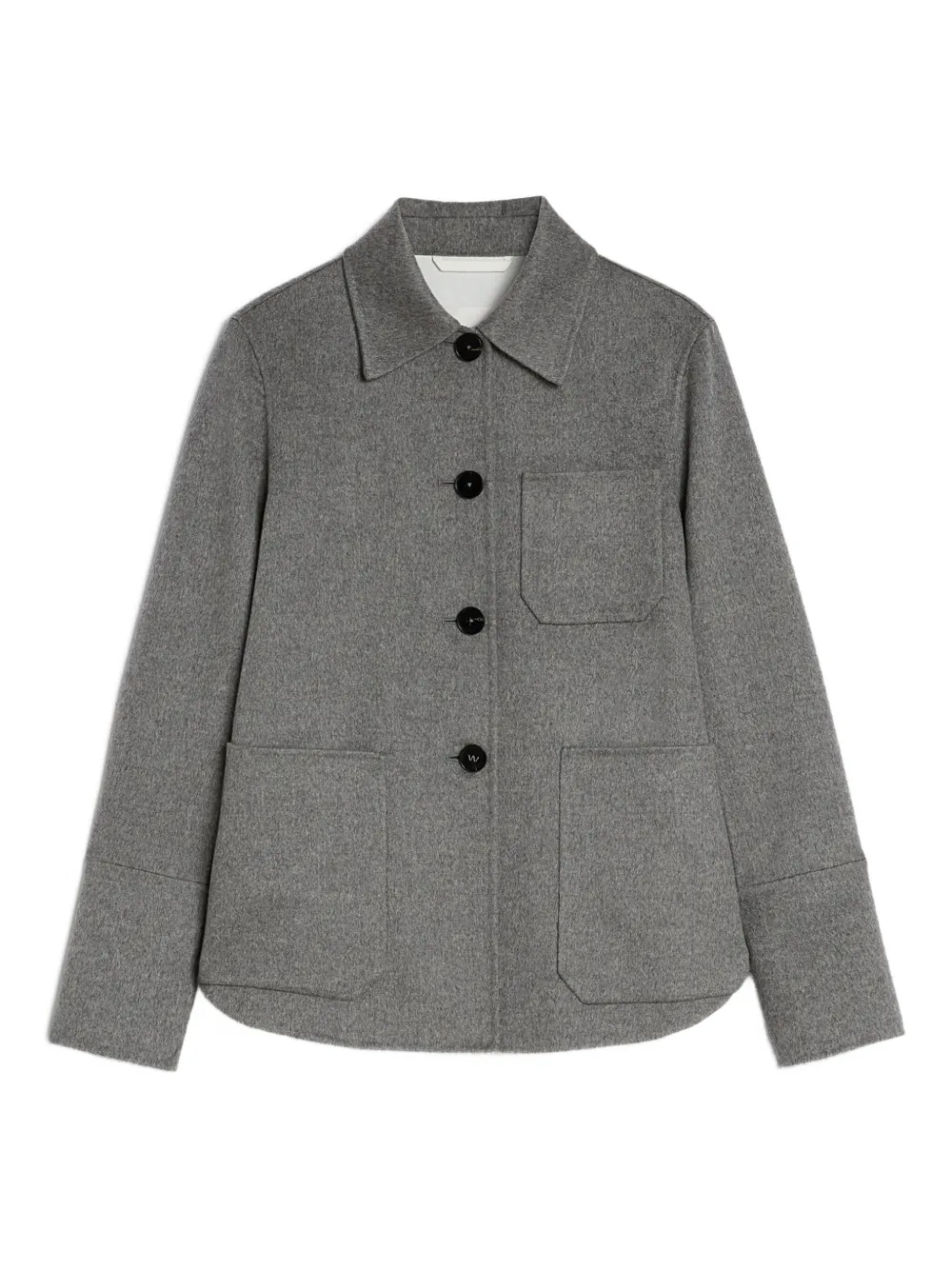 Jil Sander Hemd mit abgerundetem Saum - Grau