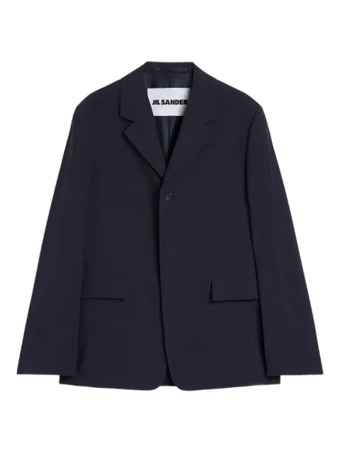 Jil Sander blazer à boutonnière