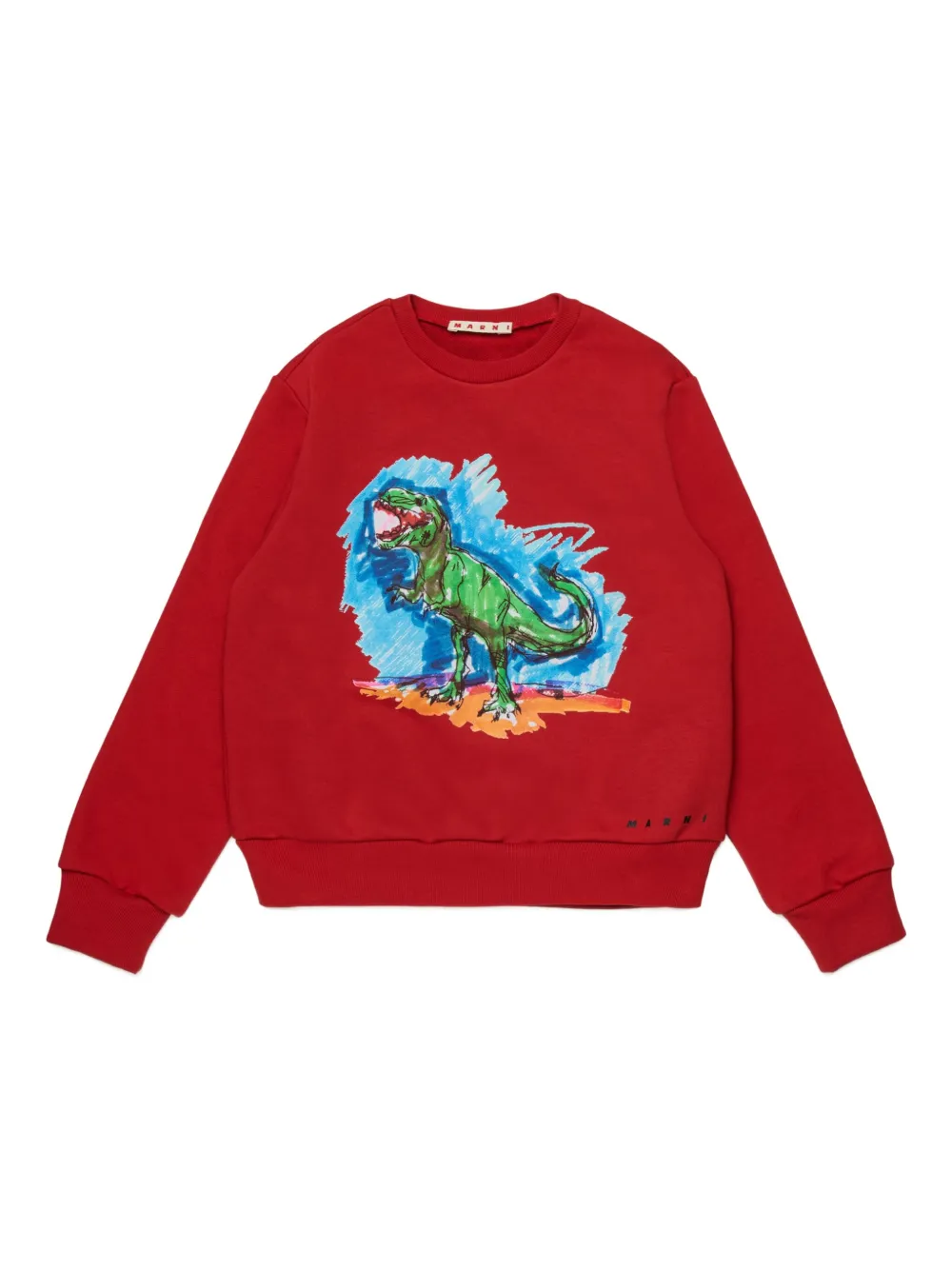 Marni Kids Maglione con stampa - Rosso