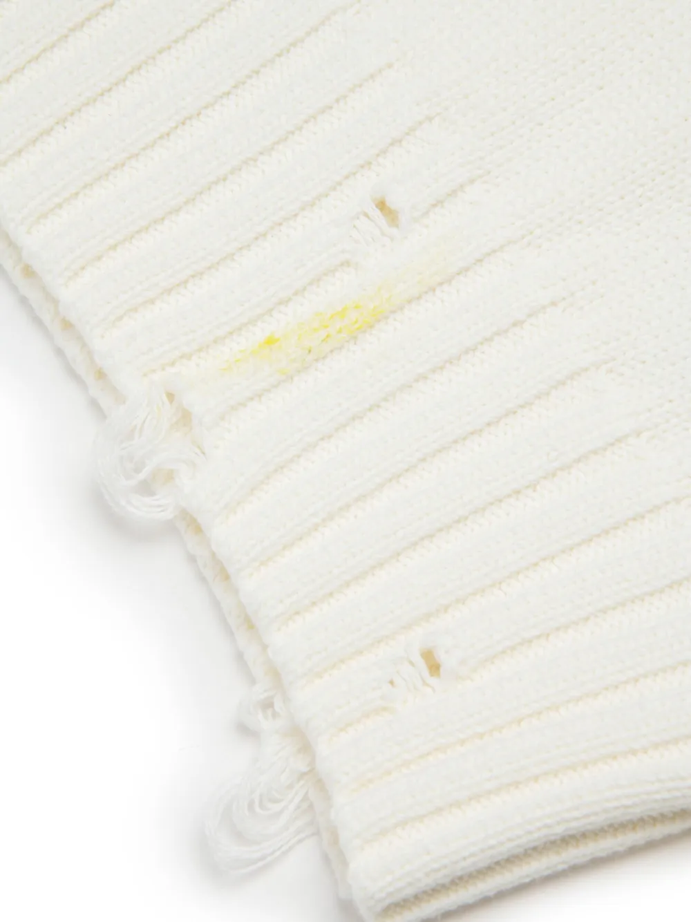MM6 Maison Margiela Kids Trui met ronde hals en verfspatten Wit