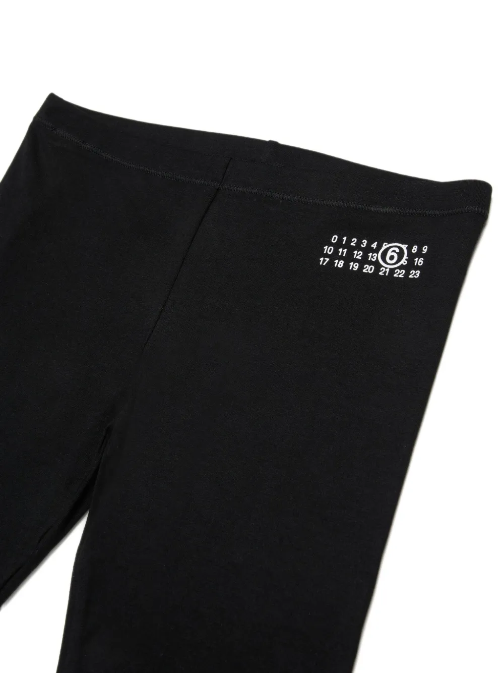 MM6 Maison Margiela Kids Legging met logo Zwart