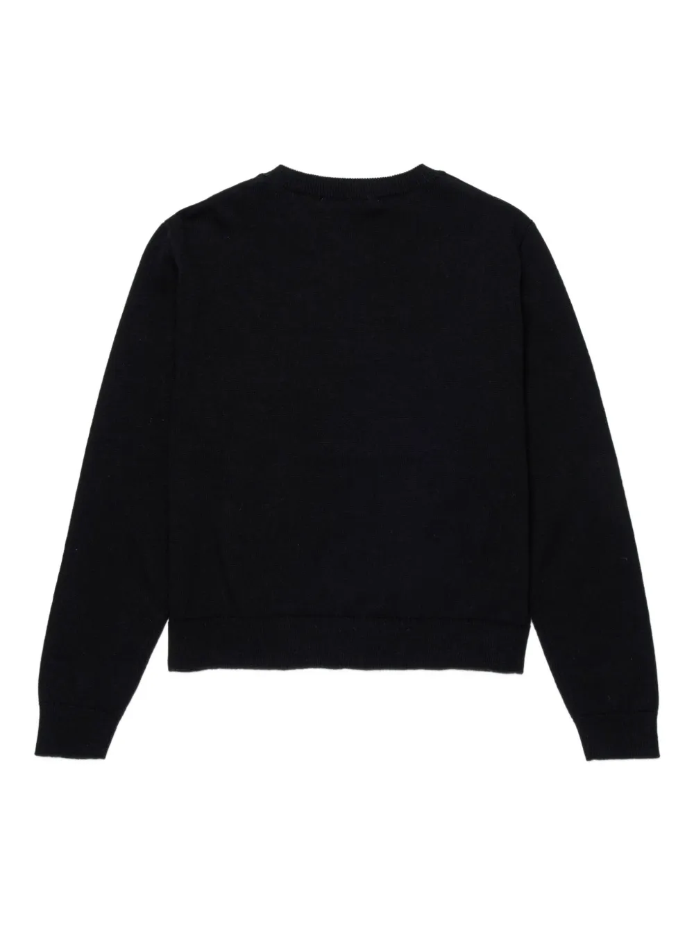  Marni Kids Buttoned Logo Cardigan - Black 