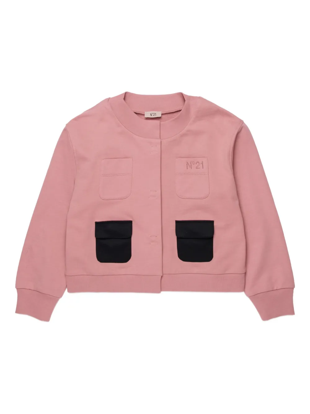 Nº21 Kids Maglione con taschino - Rosa