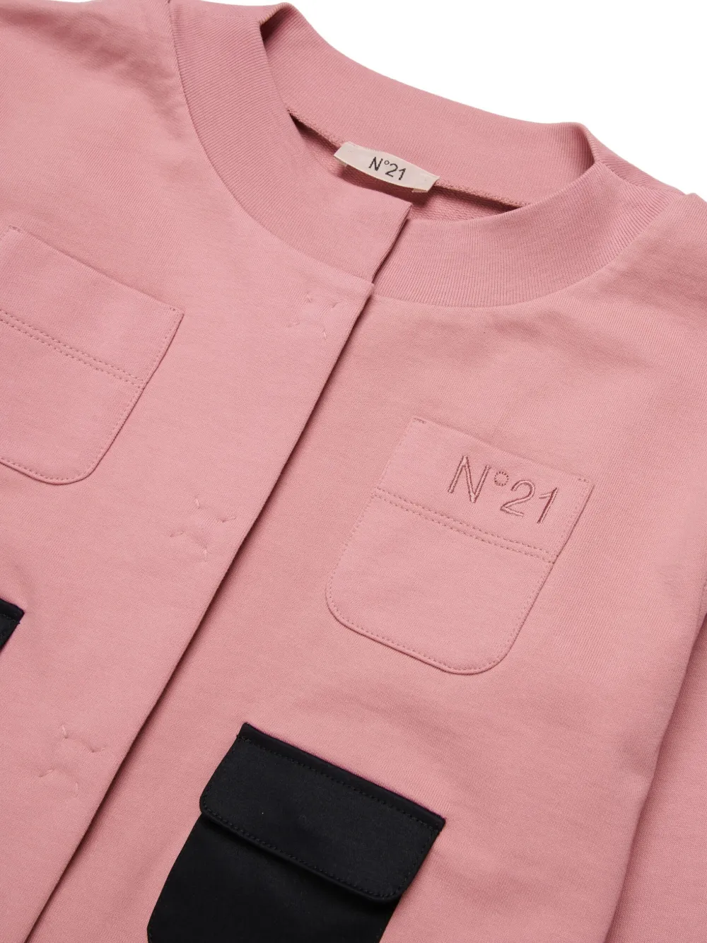  Nº21 Kids Pocket Sweater - Pink 