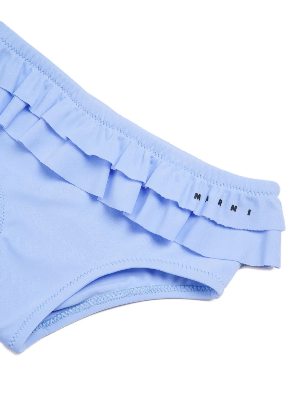  Marni Kids Ruffled Bikini Bottoms - Blue 