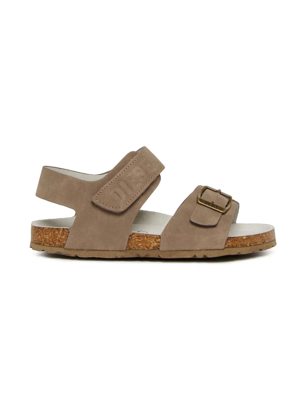 Diesel Kids Sandalen met gesp Beige