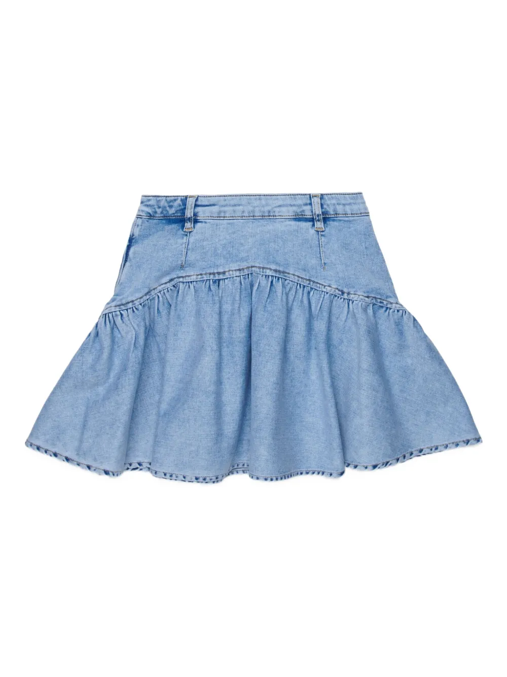 Nº21 Kids Ruffled Skirt - Blue 