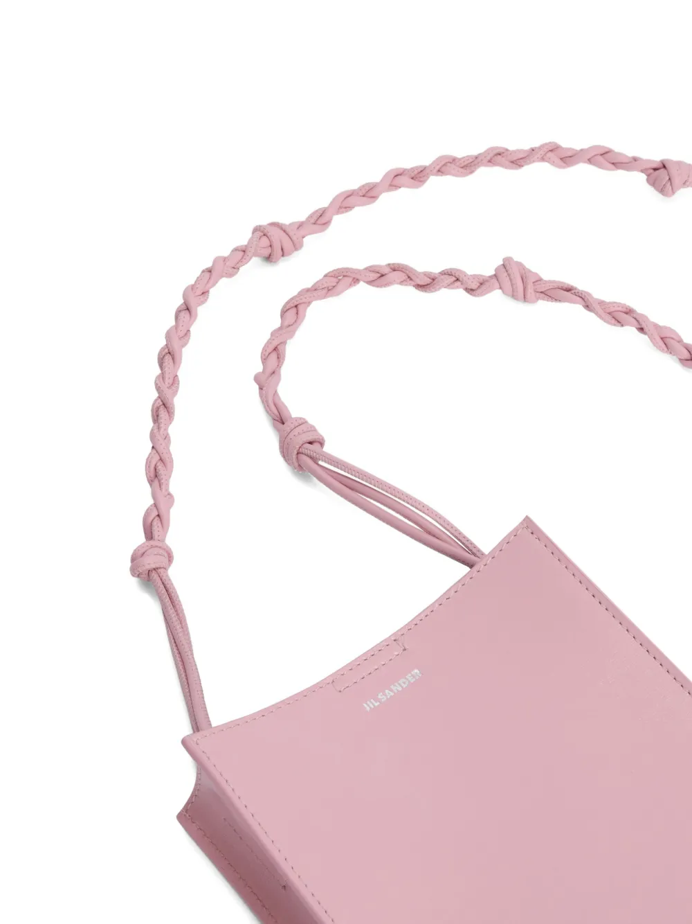 Jil Sander Tangle kleine schoudertas met geknoopt bandje Roze