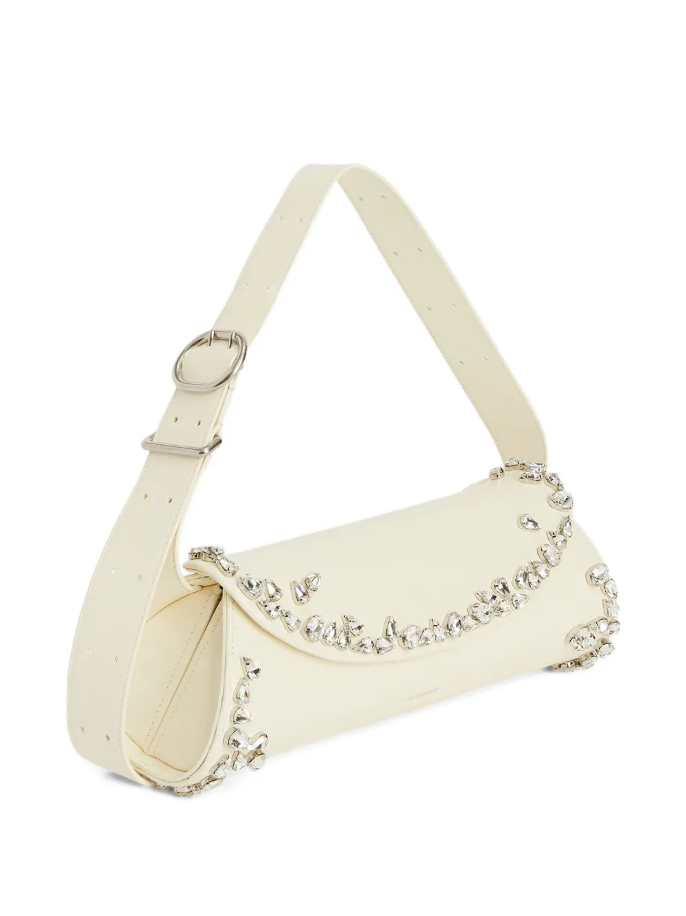 Jil Sander Kleine Cannolo tas Beige