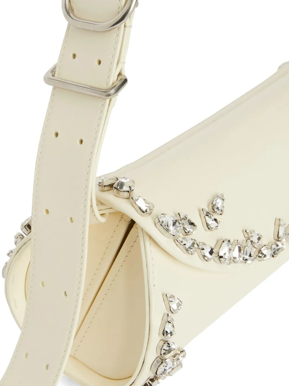 Jil Sander Kleine Cannolo tas Beige