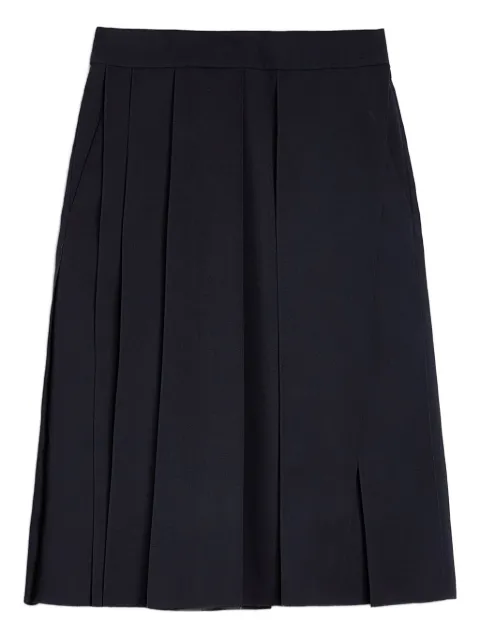 Jil Sander plisseret slå om-nederdel