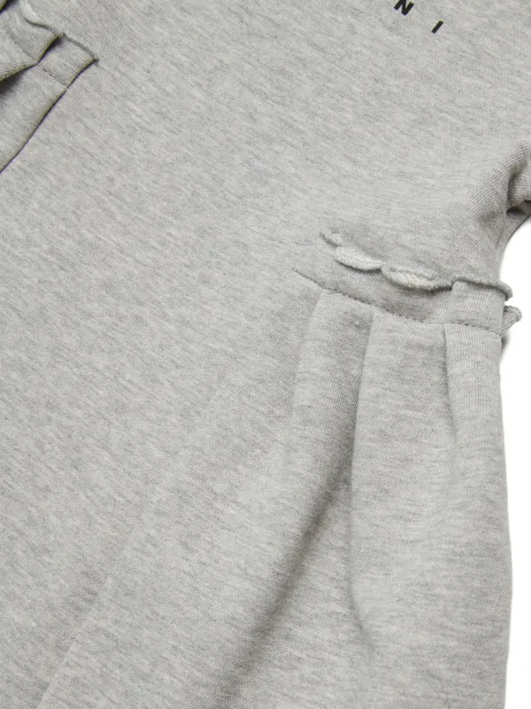 Marni Kids ラッフル ワンピース | グレー | FARFETCH JP
