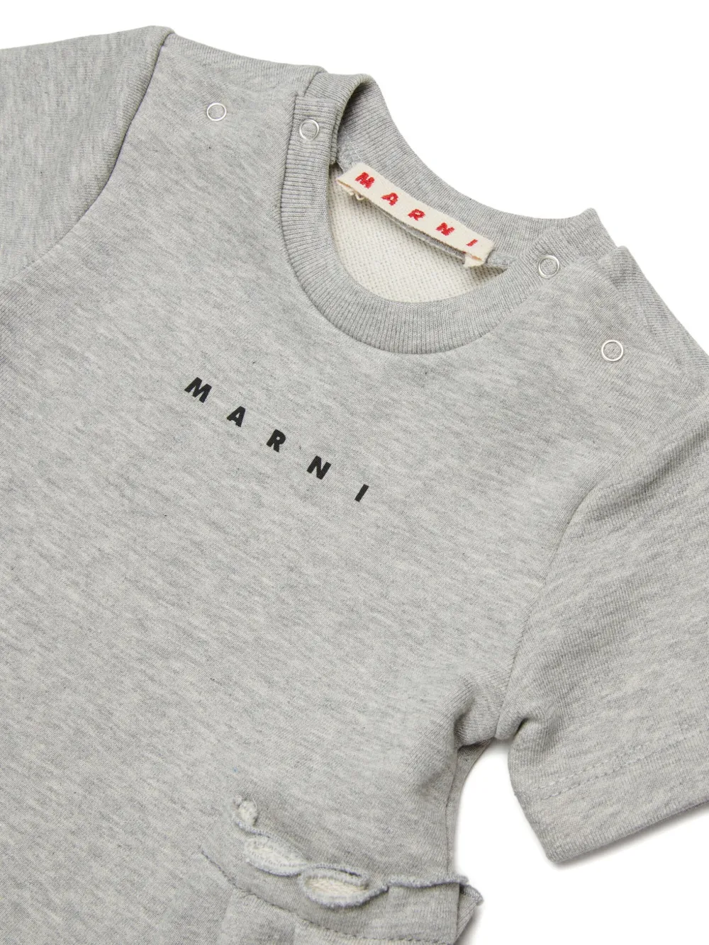 Marni Kids Jurk met ruches Grijs