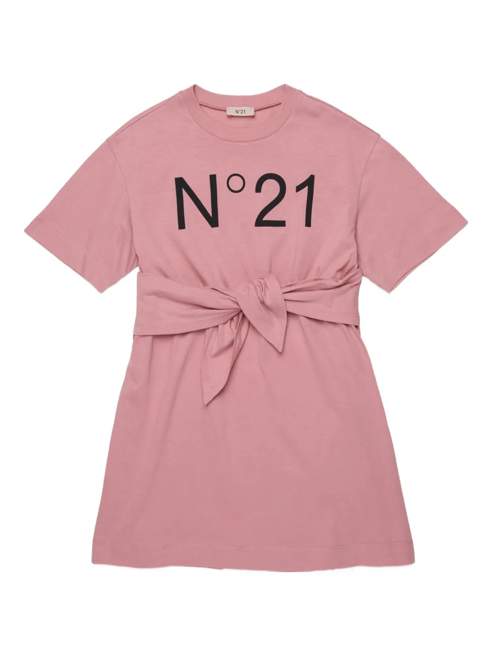 N°21 Knot-detail Casual Dress In Pink