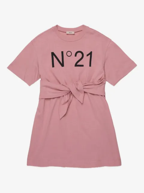 Nº21 Kids vestido casual con detalle de nudo