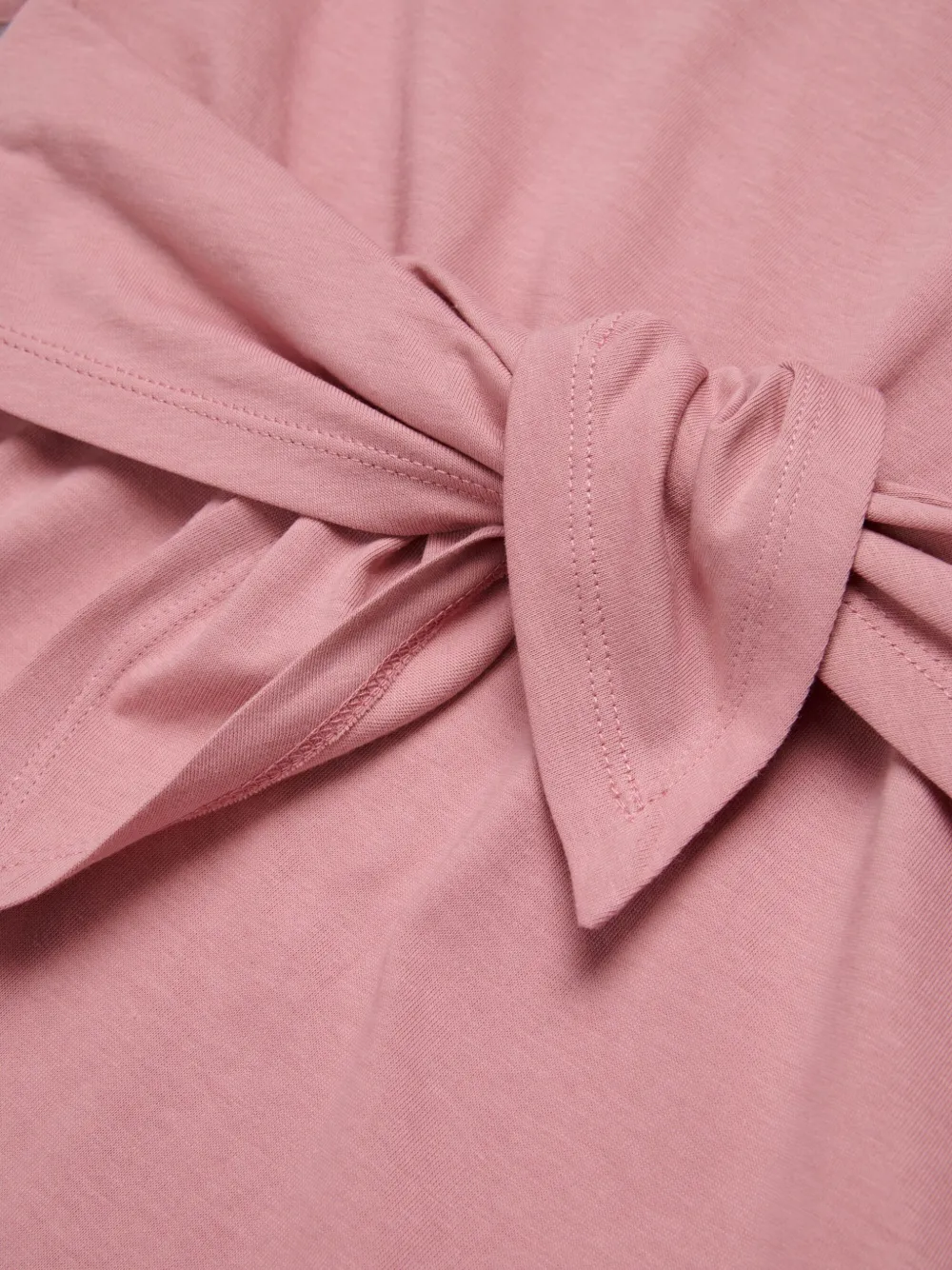 N°21 Knot-detail Casual Dress In Pink