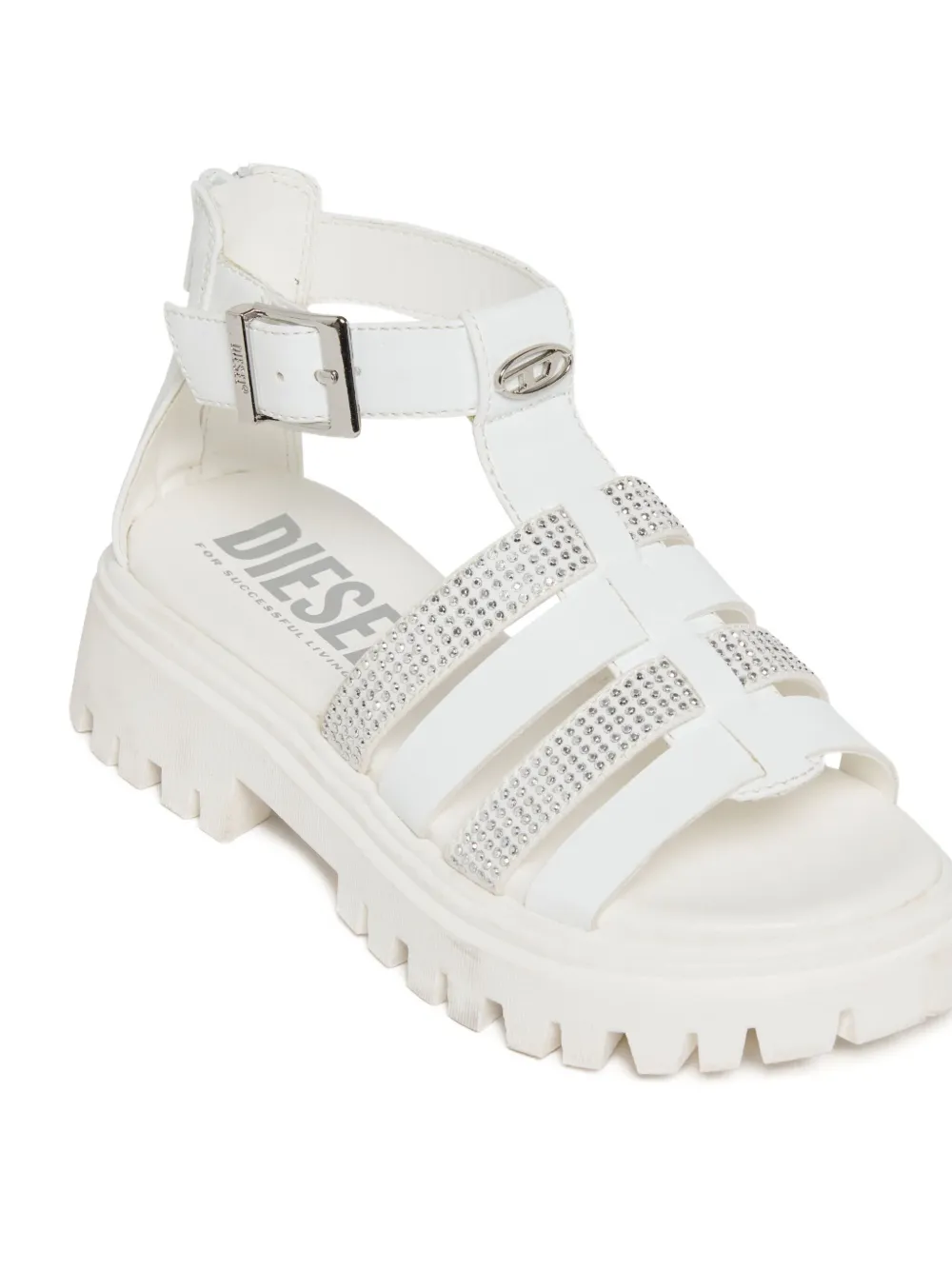 Diesel Kids D-sanblin sandalen Wit