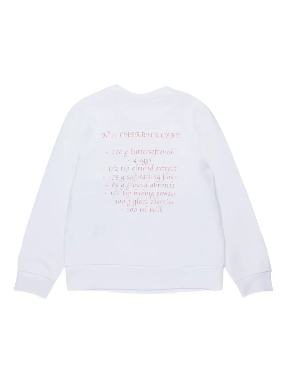  Nº21 Kids Cake-print Sweatshirt - White 