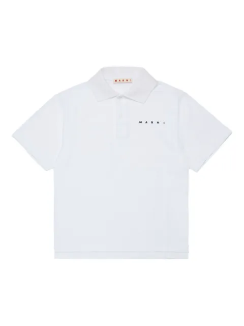 Marni Kids polo con logo bordado