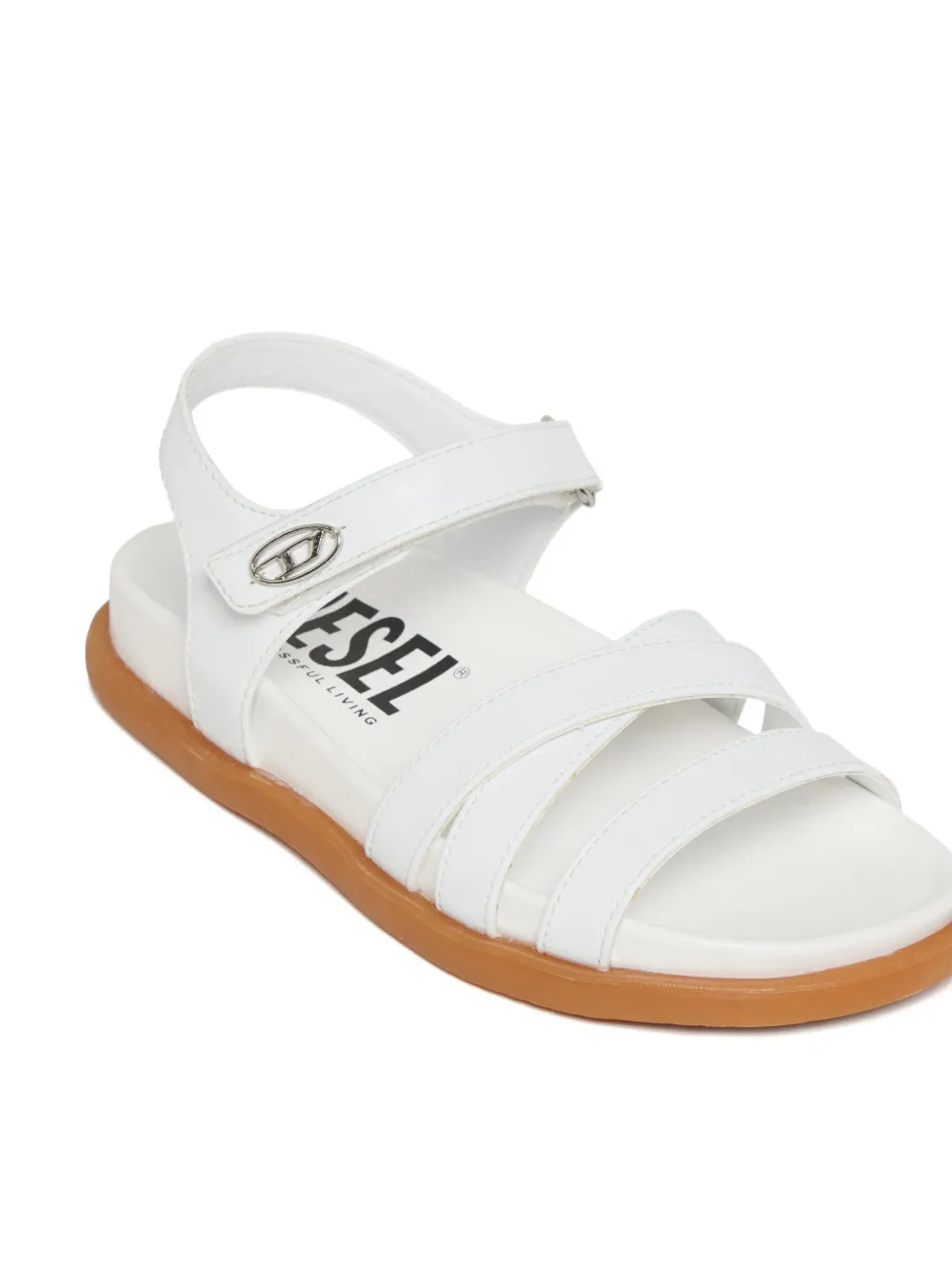 Diesel Kids D-Sanpla sandalen Wit