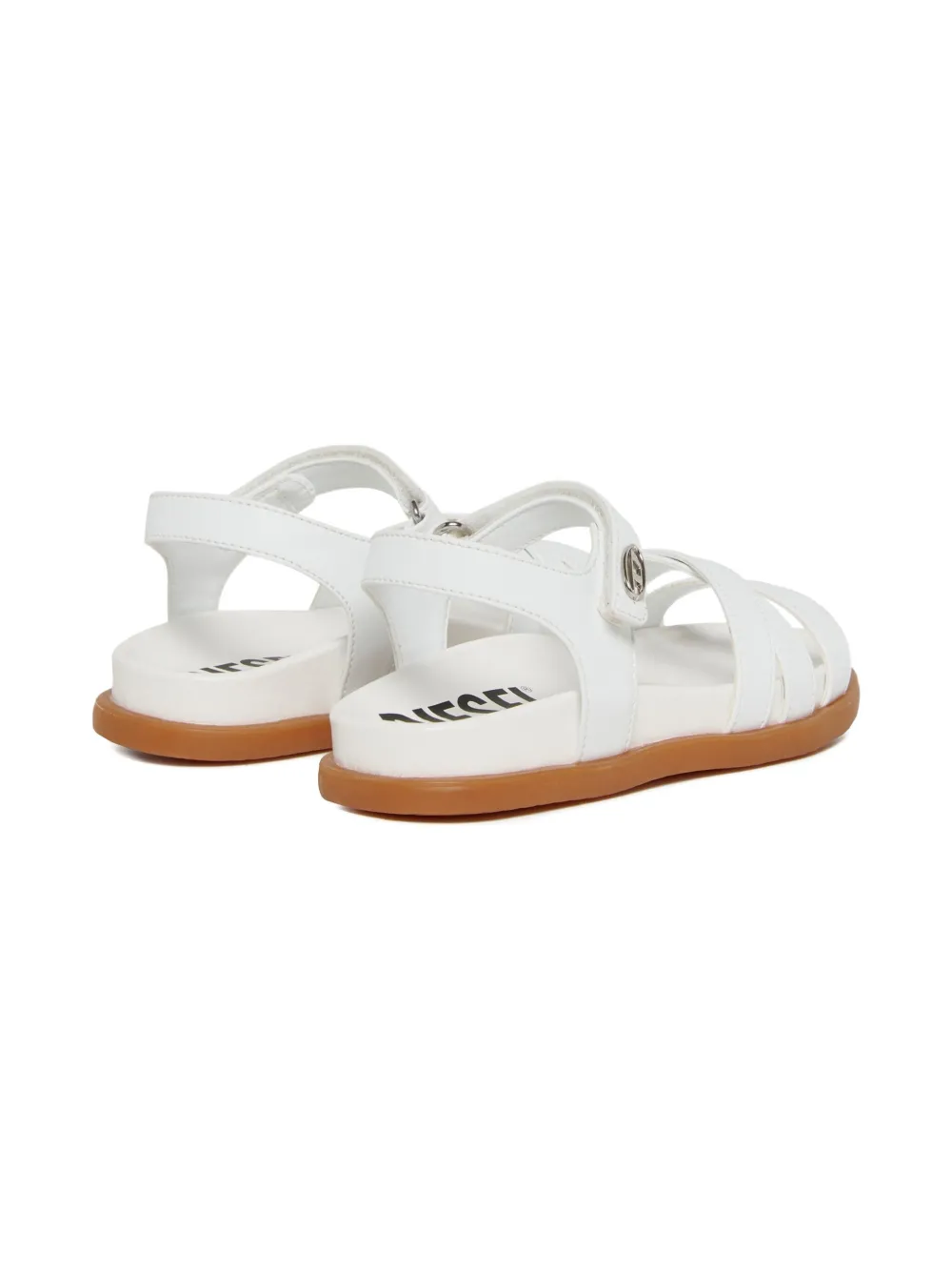 Diesel Kids D-Sanpla sandalen Wit