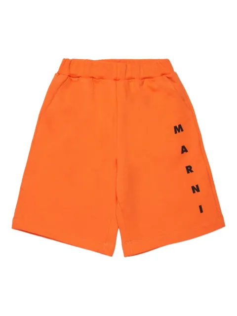 Marni Kids logo casual shorts