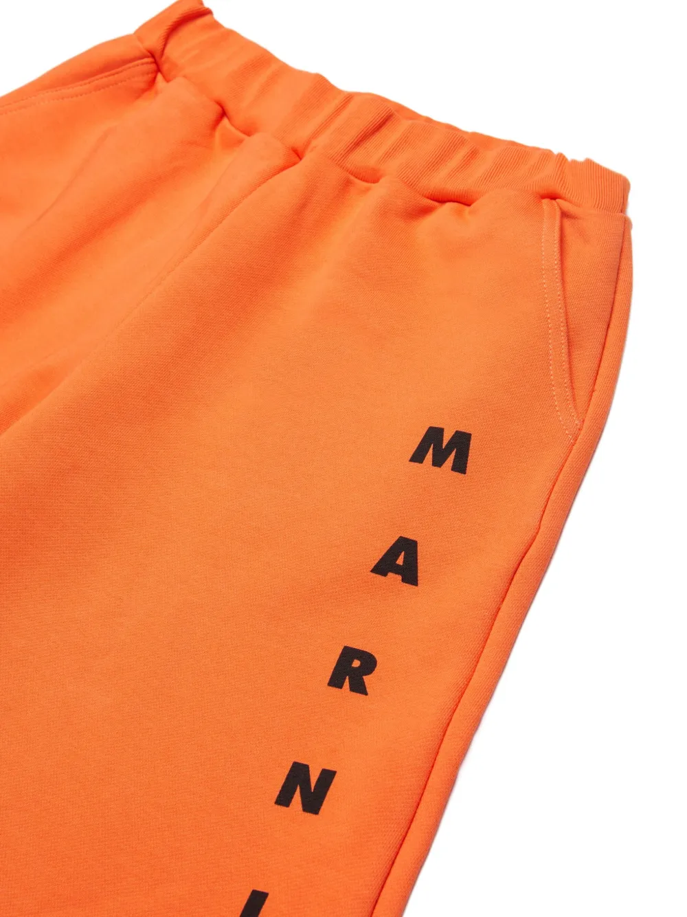 Marni Kids Shorts met logo Oranje