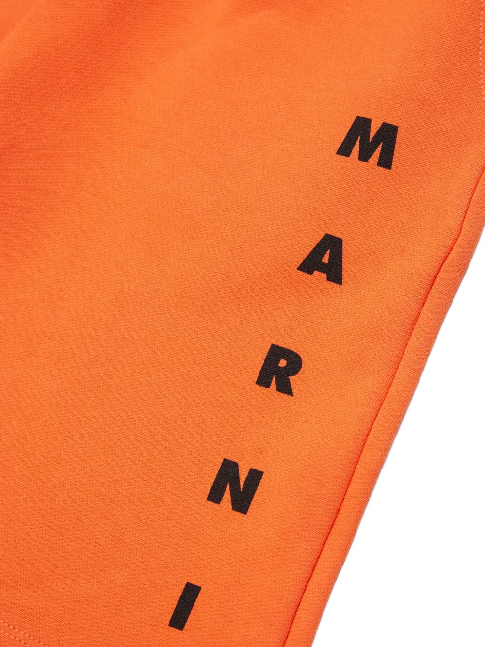Marni Kids Shorts met logo Oranje