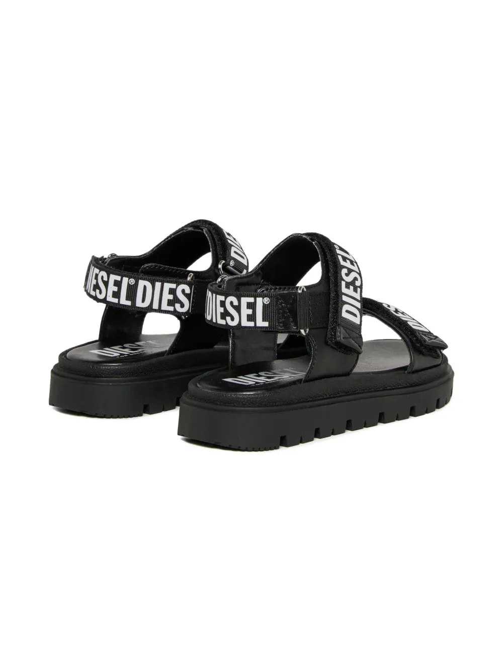 Diesel Kids D-SANTAP sandalen Zwart