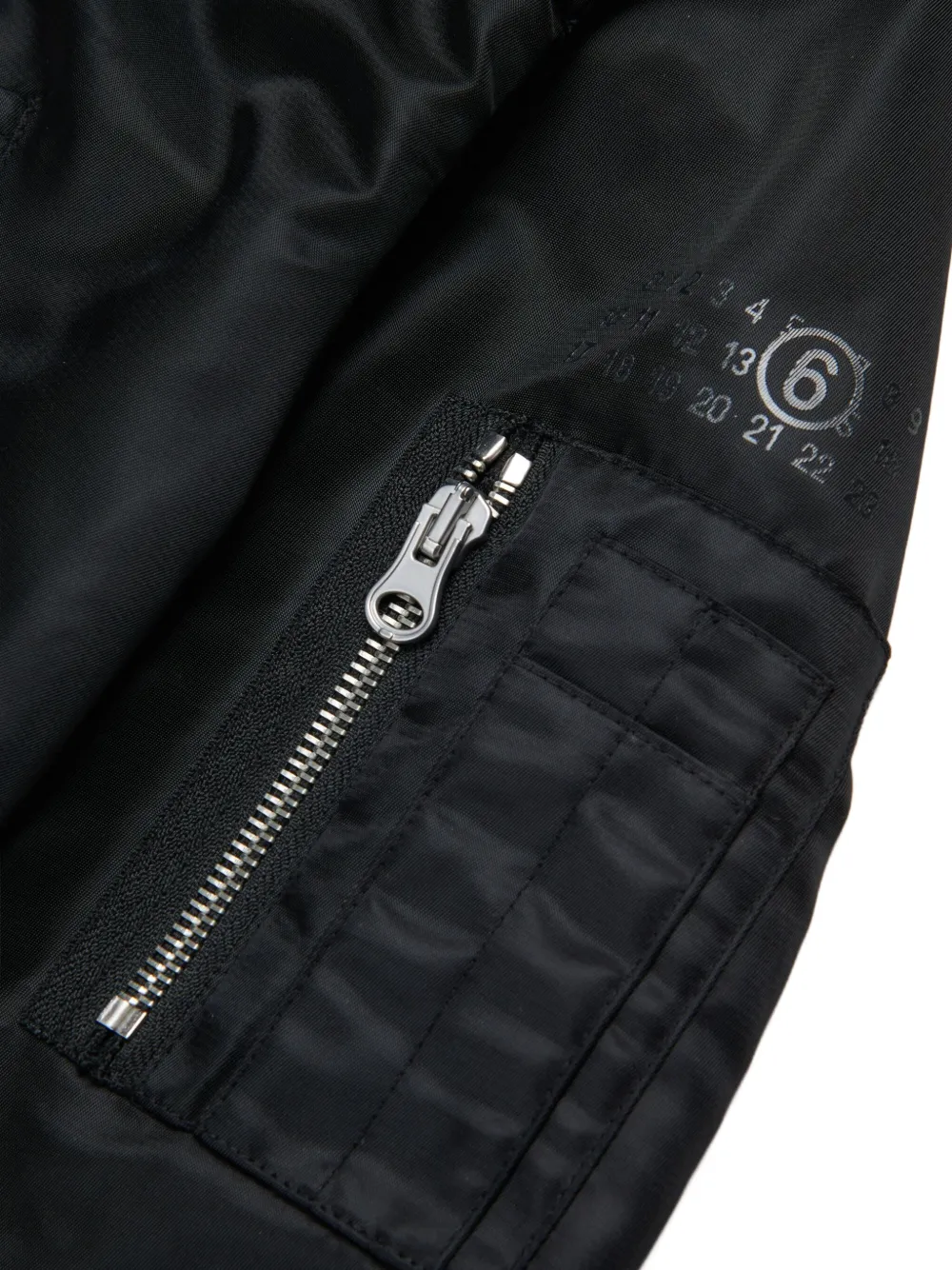 MM6 Maison Margiela Kids Bomberjack met rits Zwart
