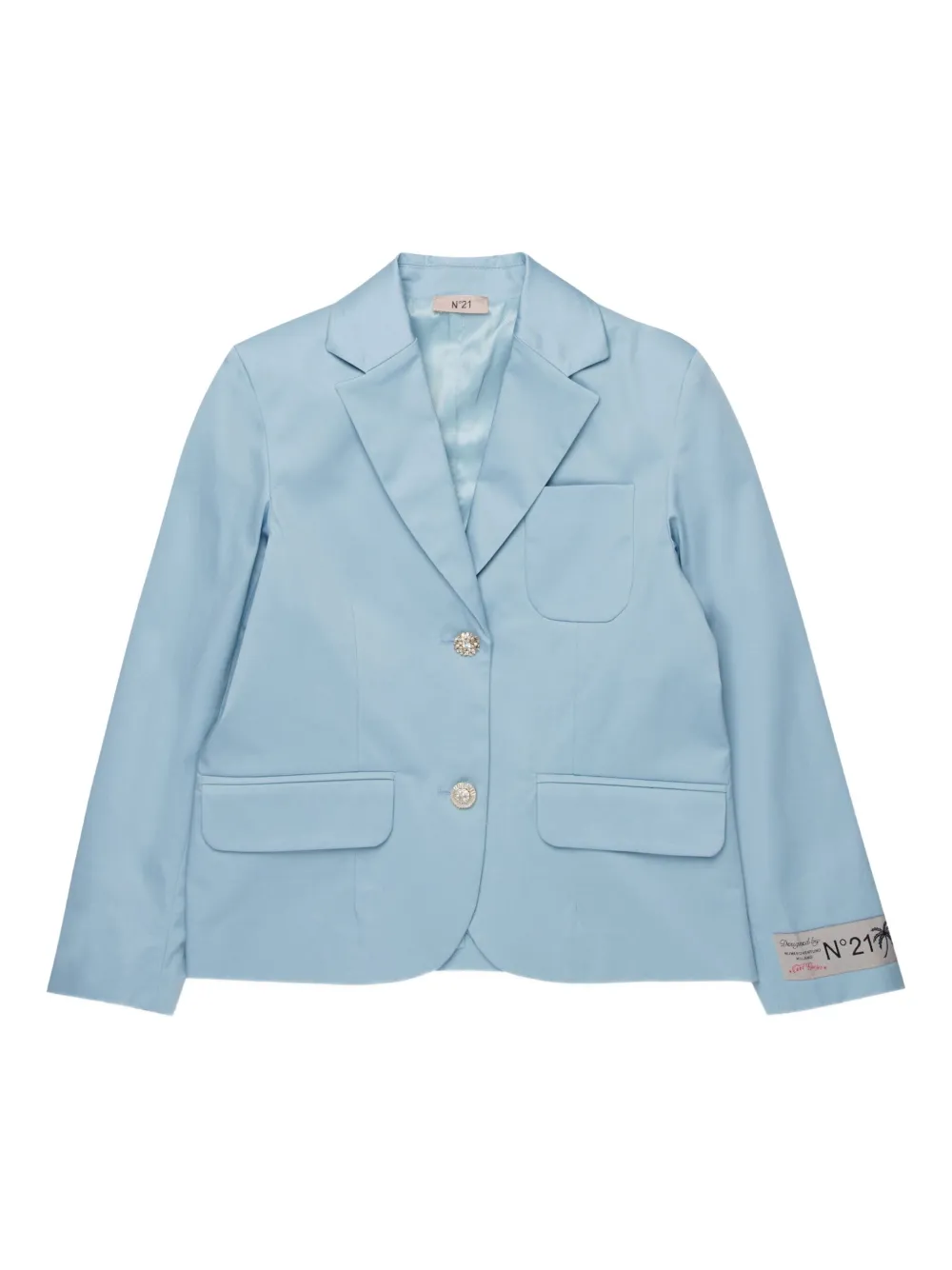 Nº21 Kids Blazer con tasca - Blu