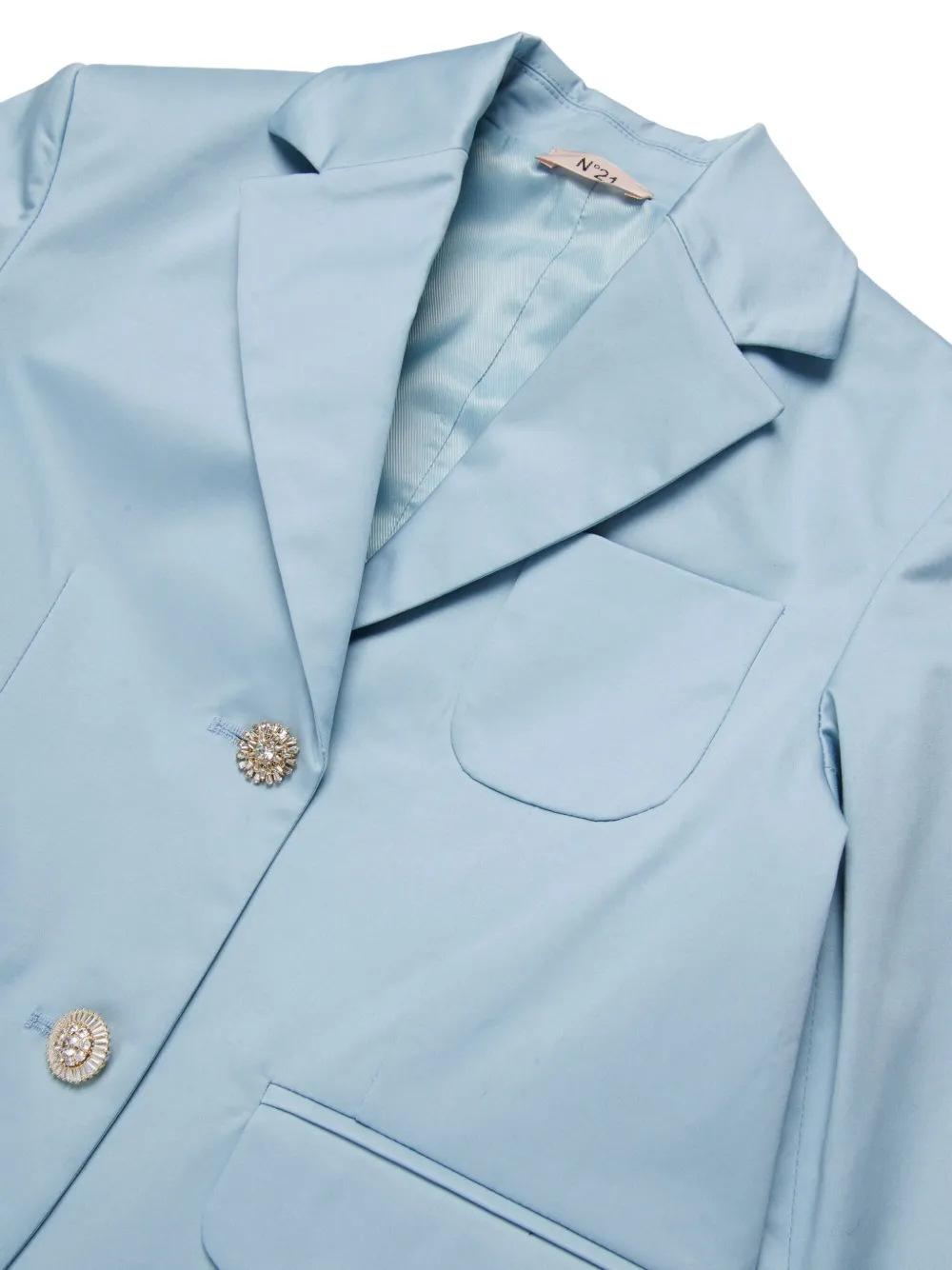  Nº21 Kids Flap-pocket Blazer - Blue 
