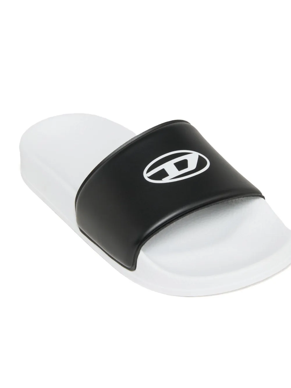 Diesel Kids Slippers met logo Wit