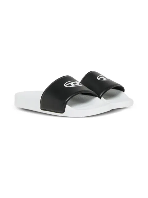 Diesel Kids flip flops con logo