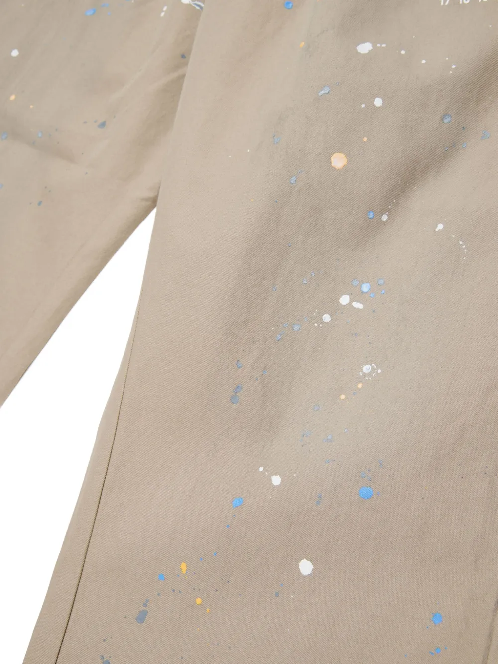 MM6 Maison Margiela Kids Broek met verfspatten Beige