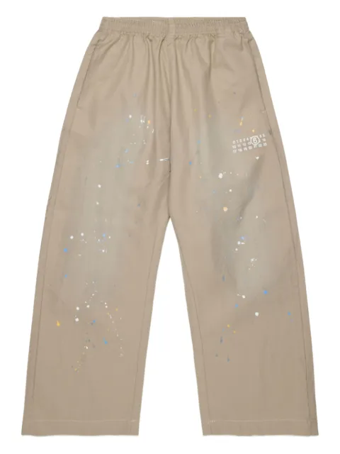 MM6 Maison Margiela Kids paint splatter trousers