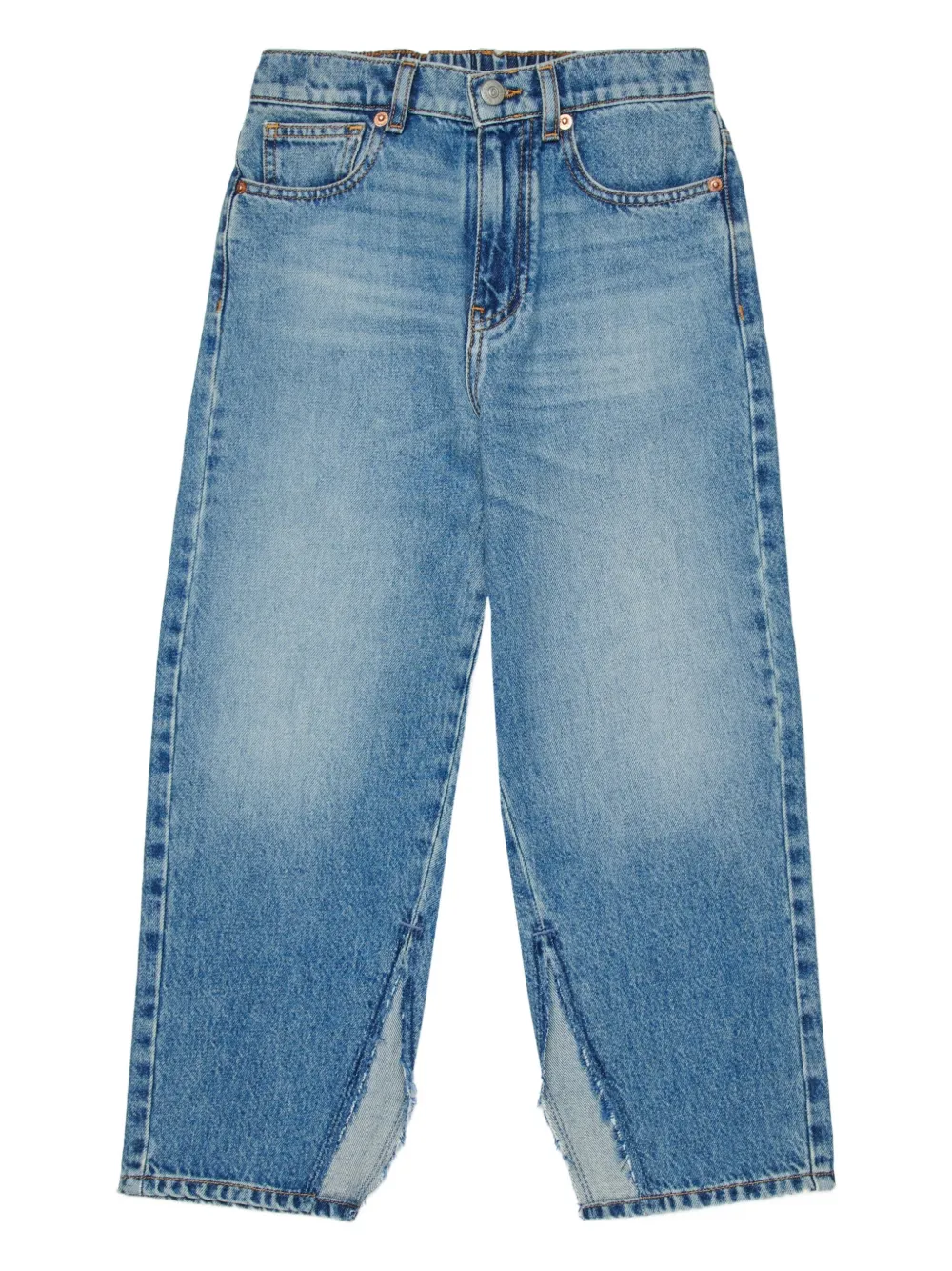 MM6 Maison Margiela Kids Jeans con spacco - Blu