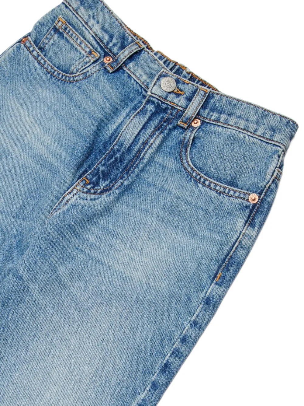 MM6 Maison Margiela Kids Jeans met split Blauw