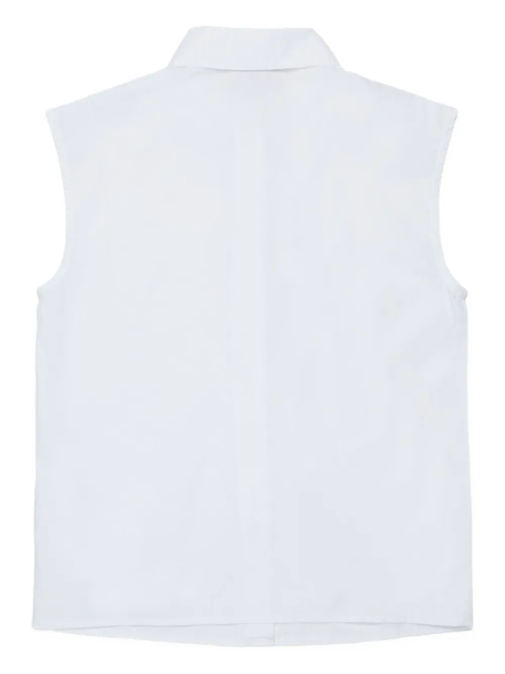 N°21 Embellished Sleeveless Shirt In White