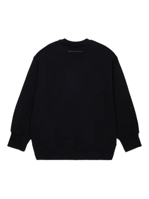 MM6 Maison Margiela Kids 로고 디테일 스웨트셔츠
