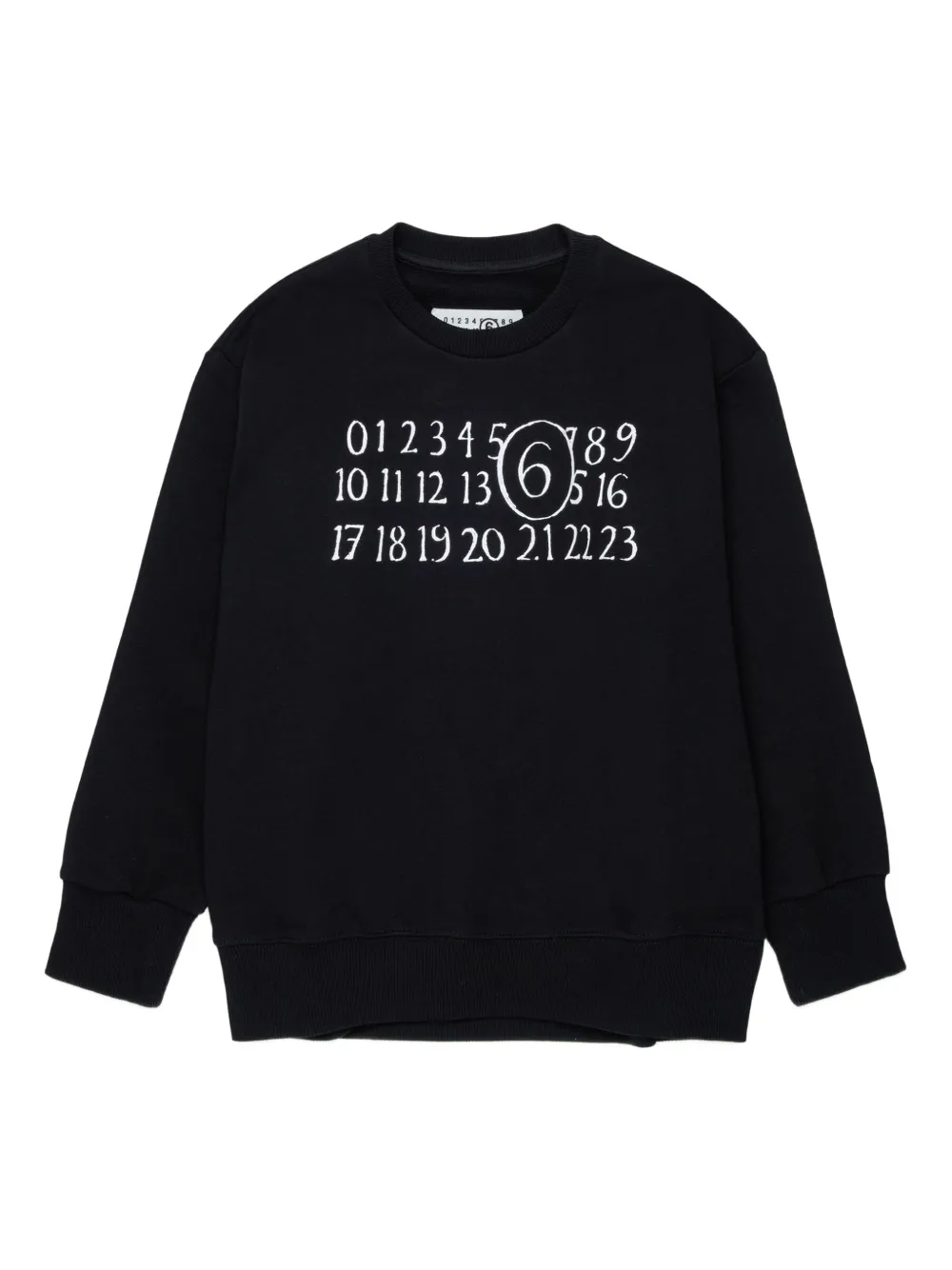 MM6 Maison Margiela Kids Felpa con logo - Nero