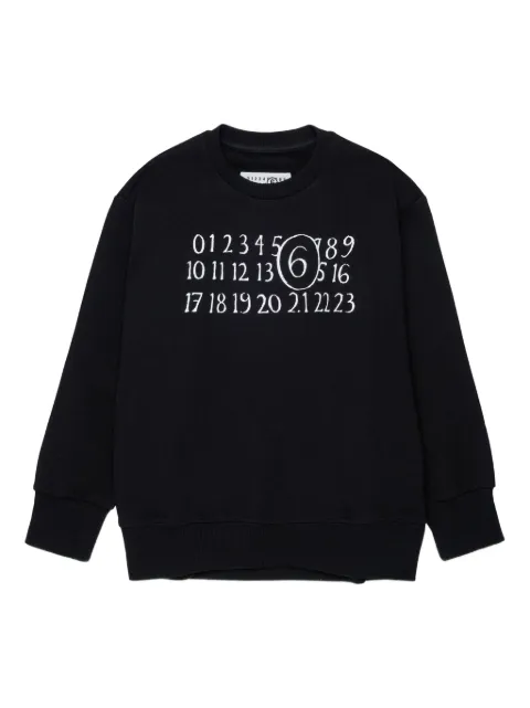 MM6 Maison Margiela Kids sudadera con detalle del logo
