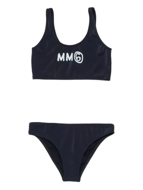 MM6 Maison Margiela Kids logo细节比基尼