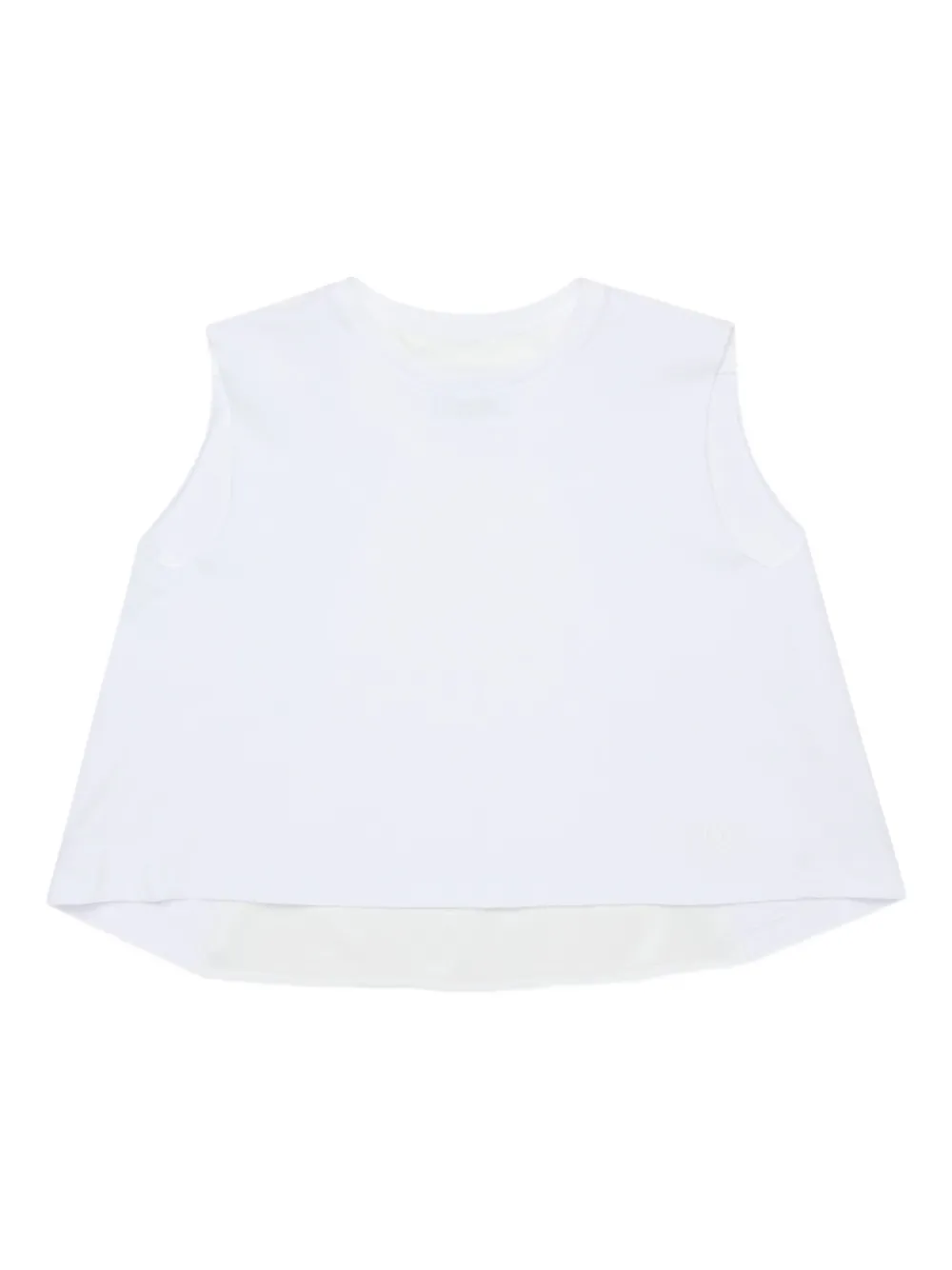 MM6 Maison Margiela Kids T-shirt smanicata - Bianco