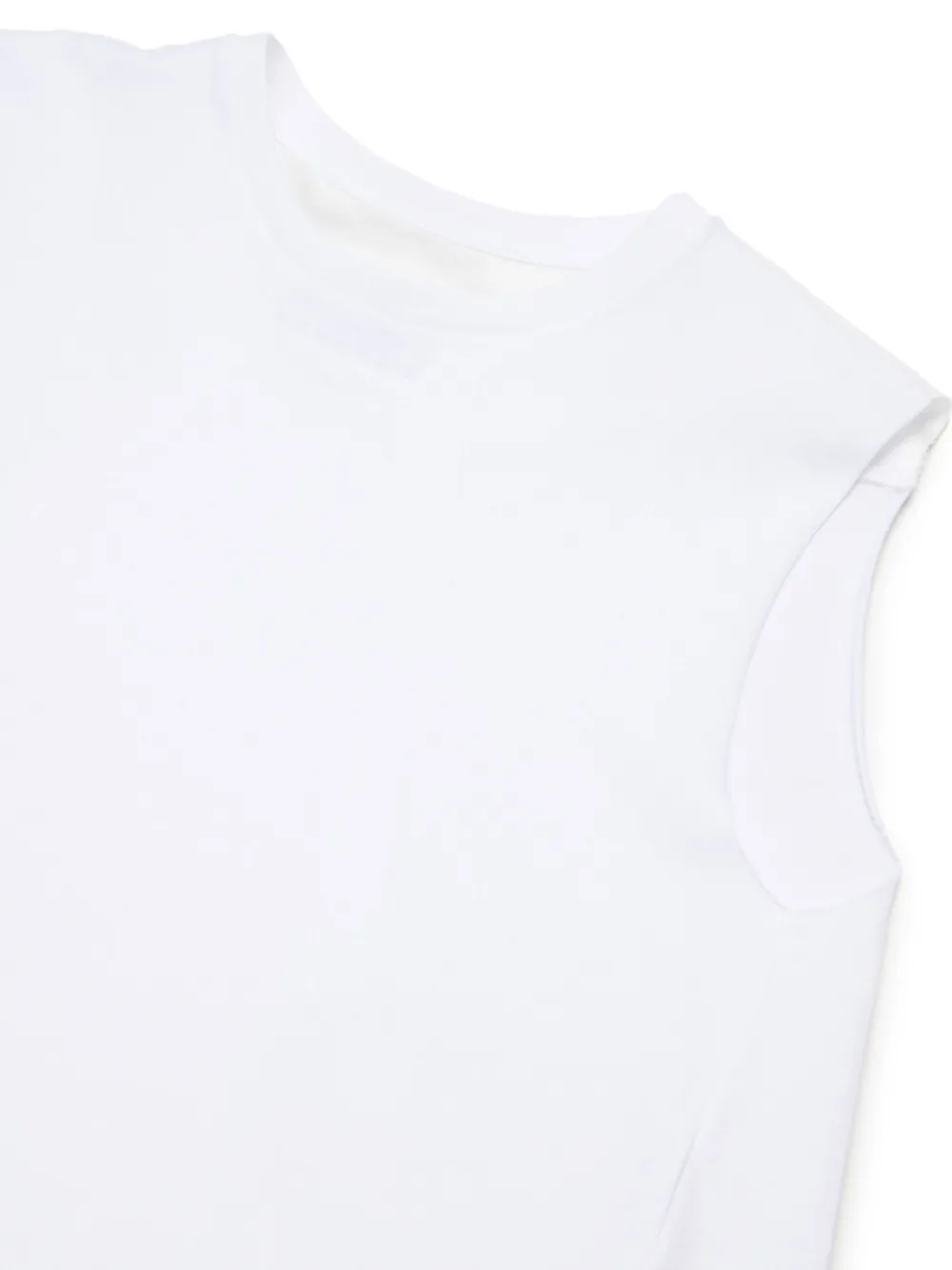 MM6 Maison Margiela Kids Mouwloos T-shirt Wit