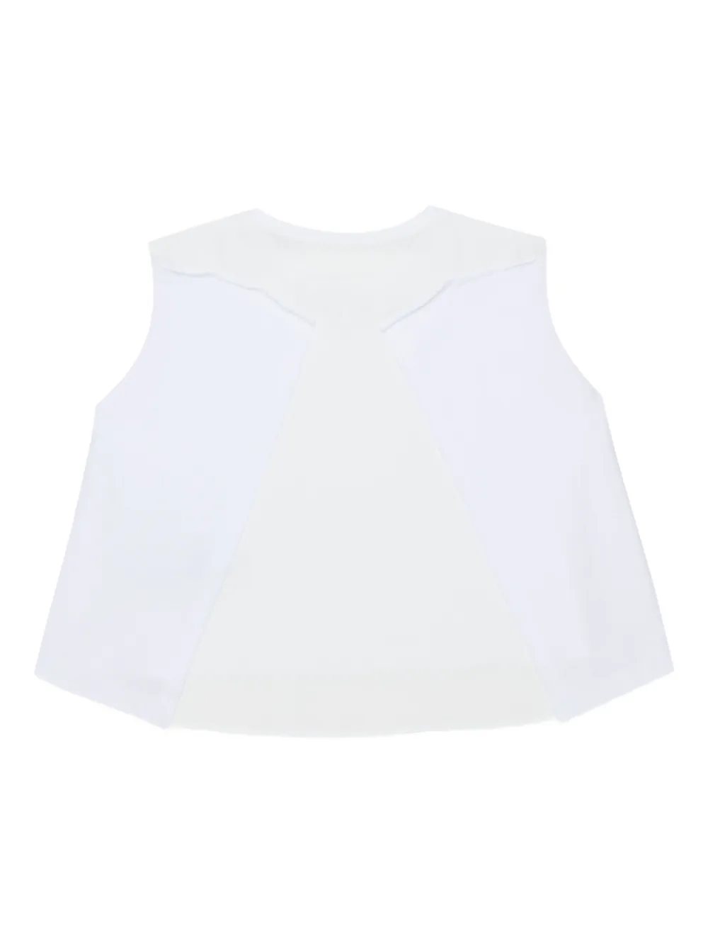 MM6 Maison Margiela Kids Mouwloos T-shirt Wit
