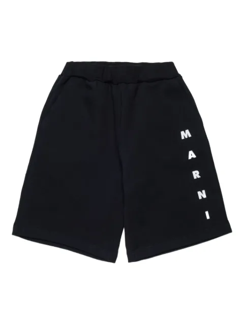 Marni Kids logo-detail casual shorts