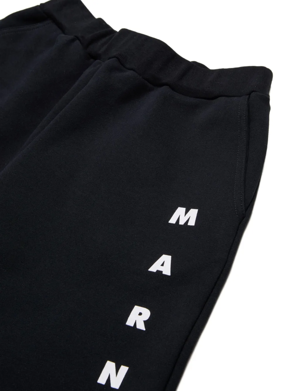 Marni Kids Shorts met logodetail Zwart