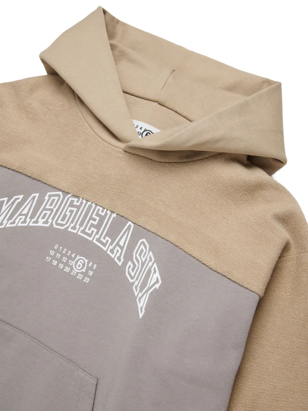 MM6 Maison Margiela Kids Sweater met colourblocking Grijs