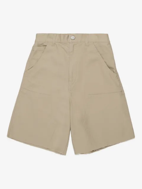 MM6 Maison Margiela Kids frayed cotton shorts